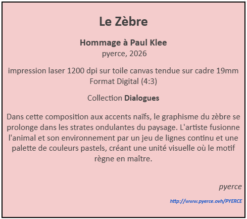 Cartel de Le Zèbre